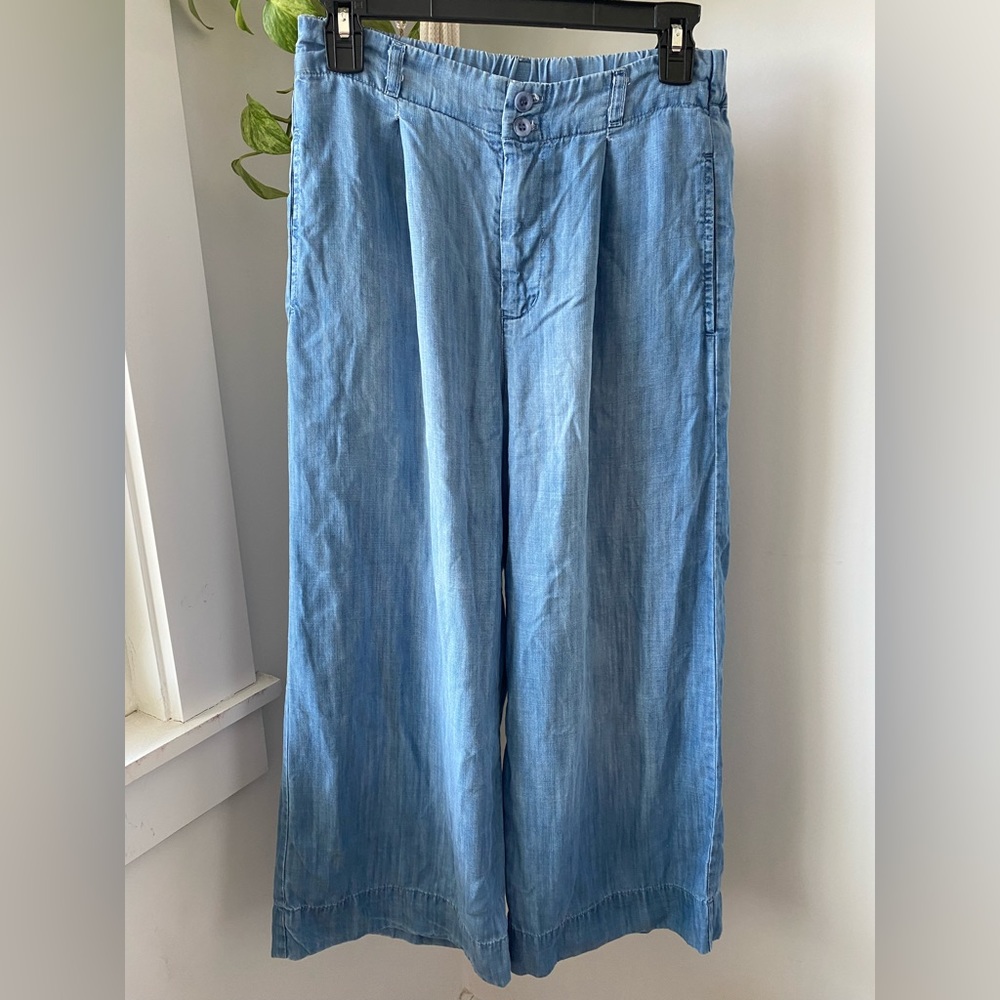 Cloth & Stone Blue Wide Leg Pants